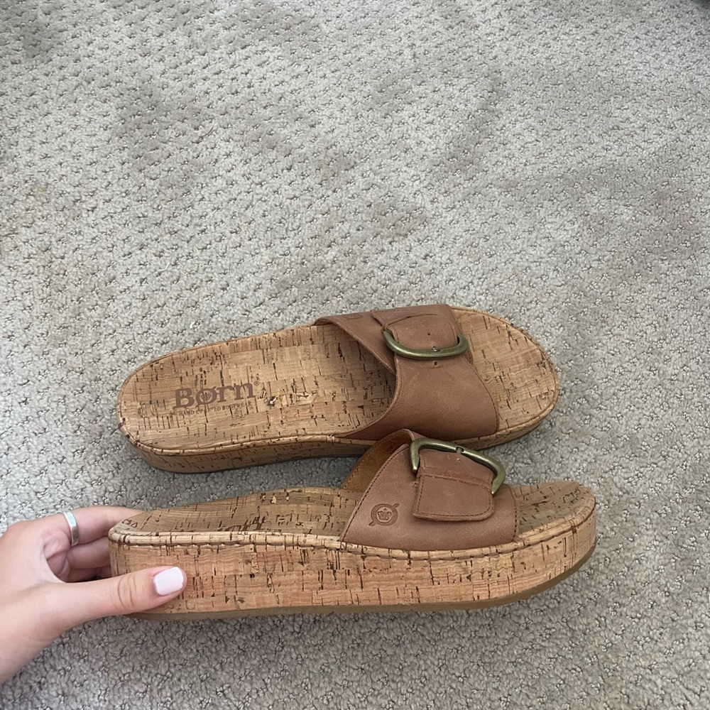 Born sloane slides worn once